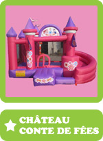 jeu gonflable Château Conte de Fées